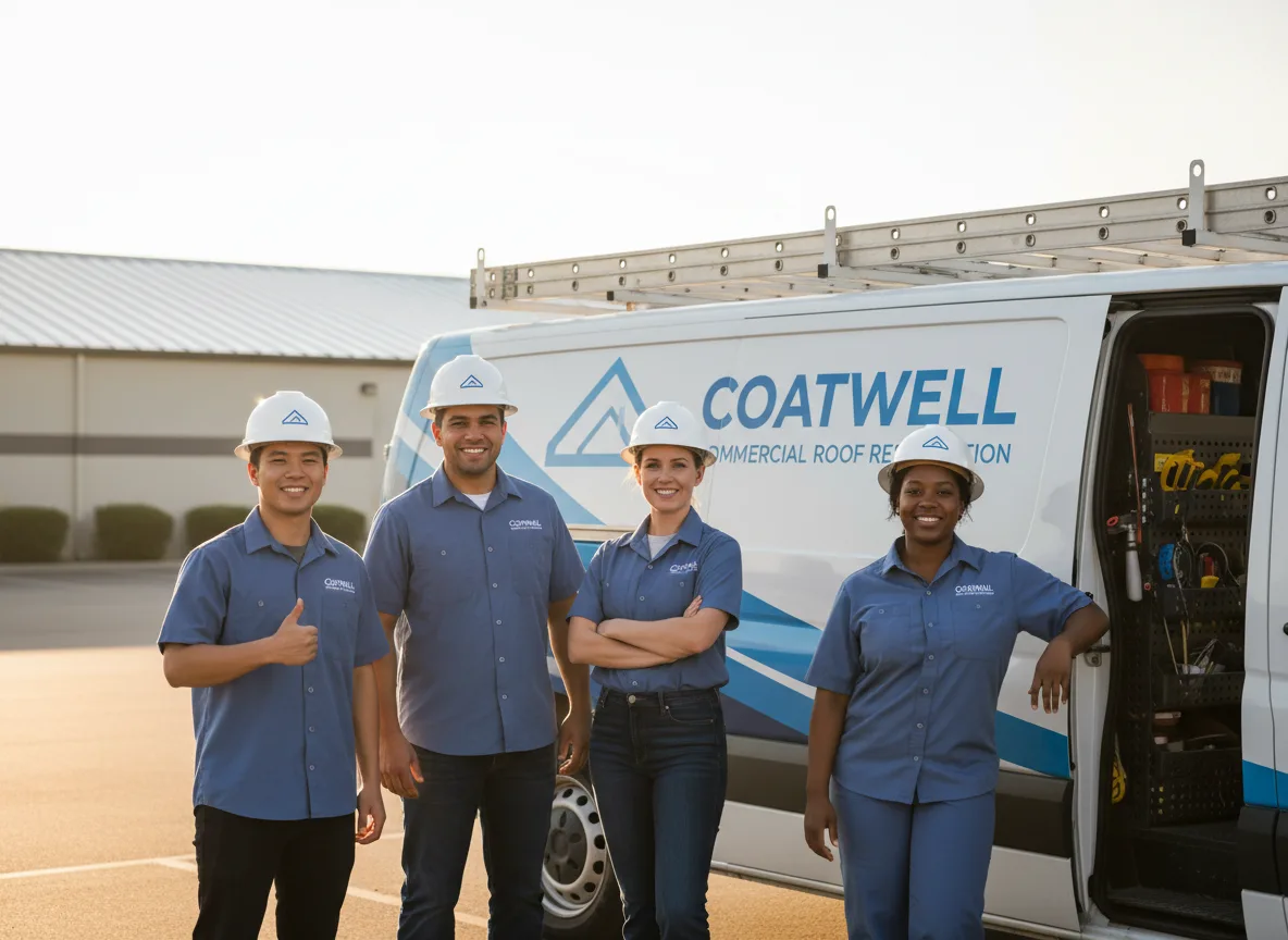 Commercial roof coating company in Alba, PA